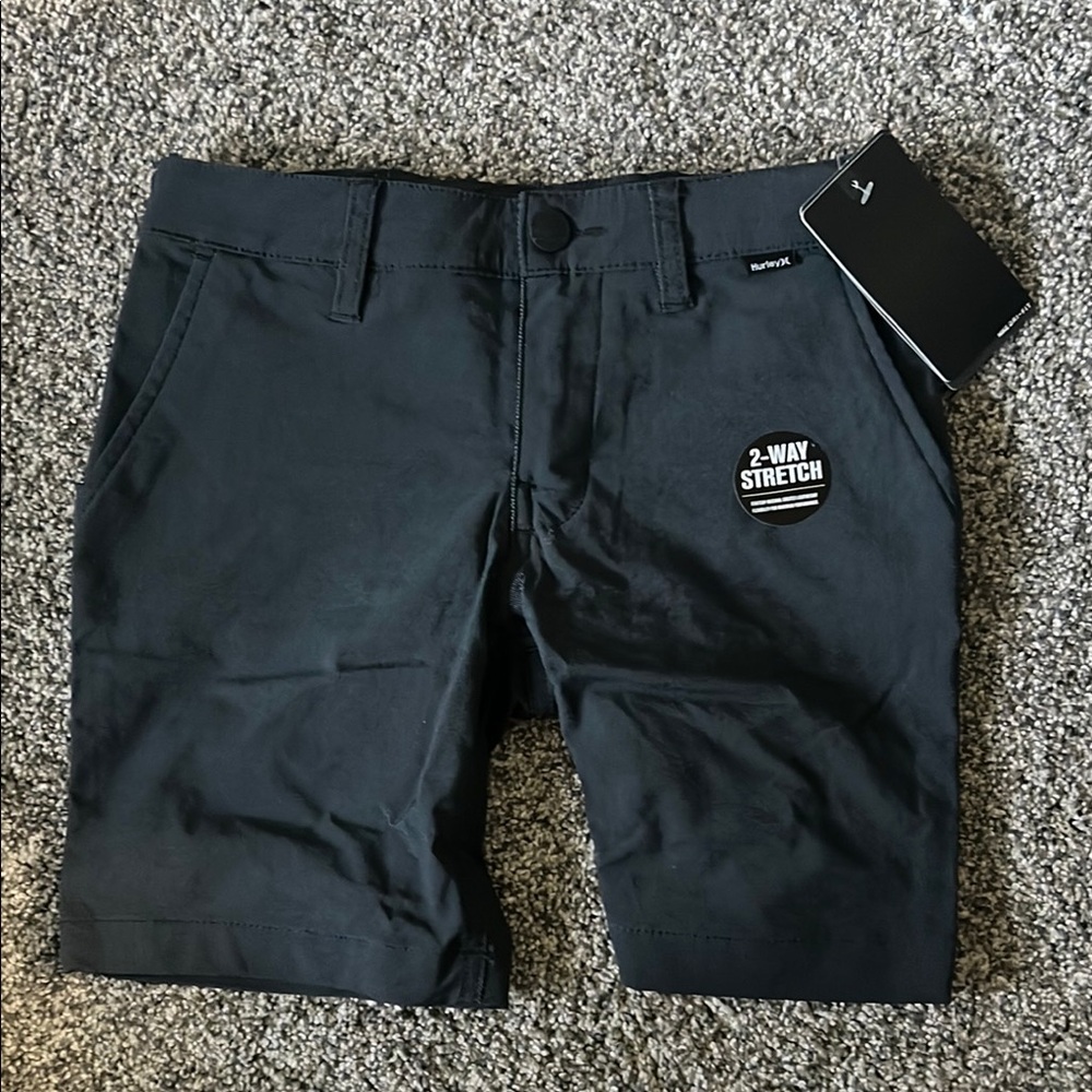 Black 2-Way Stretch Boy’s Shorts
